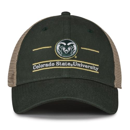 G180 The Game Colorado State Rams Relaxed Trucker Mesh Split Bar Cap