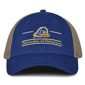 G180 The Game Delaware Blue Hens Relaxed Trucker Mesh Split Bar Cap