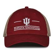 G180 The Game Indiana Hoosiers Relaxed Trucker Mesh Split Bar Cap