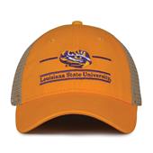 G180 The Game LSU Tigers Relaxed Trucker Mesh Split Bar Cap