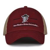 G180 The Game New Mexico State Aggies Relaxed Trucker Mesh Split Bar Cap