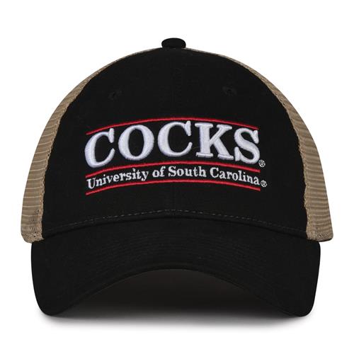 G180 The Game South Carolina Gamecocks Relaxed Trucker Mesh Split Bar Cap