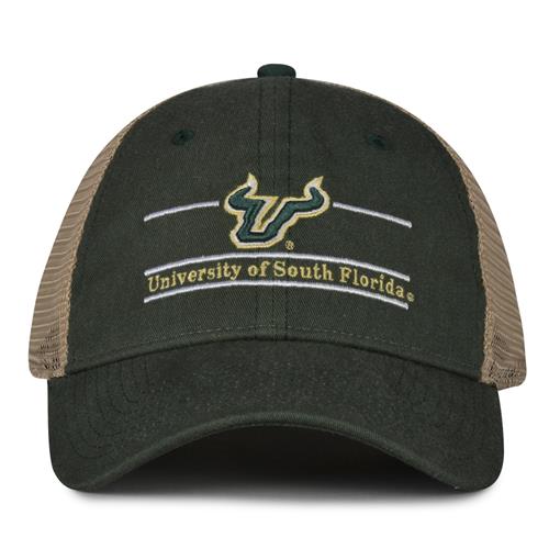 G180 The Game South Florida Bulls Relaxed Trucker Mesh Split Bar Cap