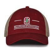 G180 The Game Stanford Cardinal Relaxed Trucker Mesh Split Bar Cap