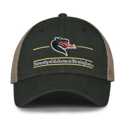 G180 The Game UAB Blazers Relaxed Trucker Mesh Split Bar Cap