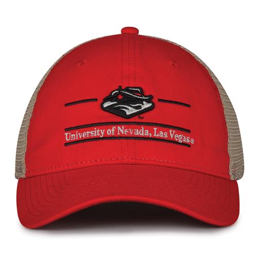 G180 The Game UNLV Rebels Relaxed Trucker Mesh Split Bar Cap