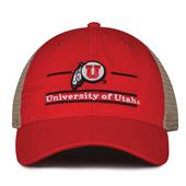 G180 The Game Utah Utes Relaxed Trucker Mesh Split Bar Cap