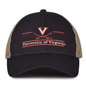 G180 The Game Virginia Cavaliers Relaxed Trucker Mesh Split Bar Cap