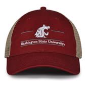 G180 The Game Washington State Cougars Relaxed Trucker Mesh Split Bar Cap