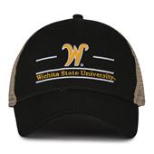 G180 The Game Wichita State Shockers Relaxed Trucker Mesh Split Bar Cap