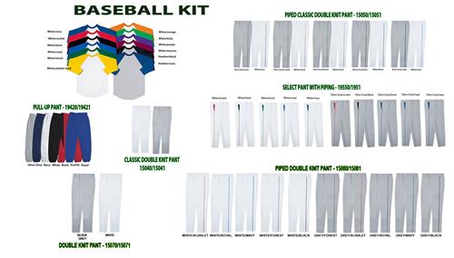 Baseball Undershirt 3/4 Length Jersey Uniform Kits. Decorated in seven days or less.
