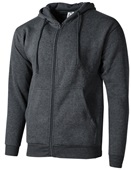 Mid-Weight Full Zip Hoodie, 2-Pockets Hooded, Athletic Fleece Sweatshirt, Adult & Youth