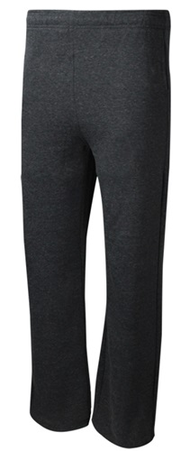  Mid-Weight Fleece Sweatpants, Relaxed Fit/ Stright Leg/ Open Hem, Side Seam Pockets, Adult/Youth