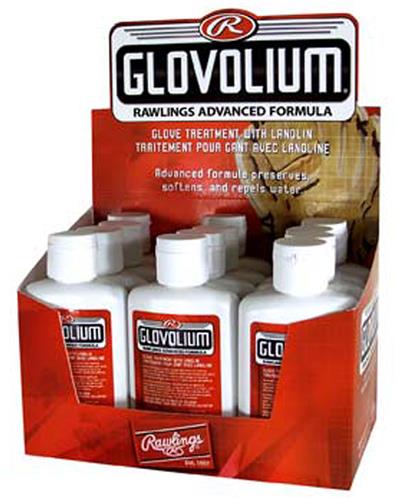 Rawlings Glovolium Pop-up display w/1 Dozen 4 oz. Bottles G25G2