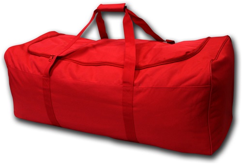 Oversized Large All-Purpose Duffle Gear Bag (36"L x 16"W x16"H) with Hard Bottom. Printing is available for this item.