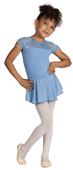 Danshuz Audrienne Girls Cap Sleeve Scalloped Lace Trim Dress 24202C