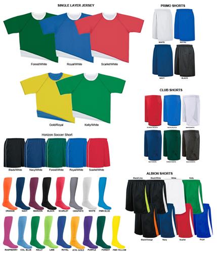 High Five SINGLE LAYER Soccer Jersey Uniform Kits. Printing is available for this item.