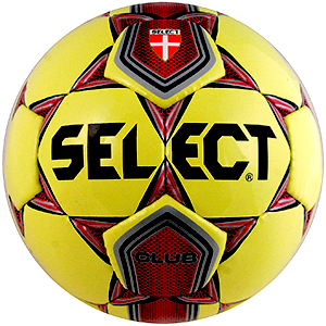 Select Club Training Soccer Balls-Yellow C/O
