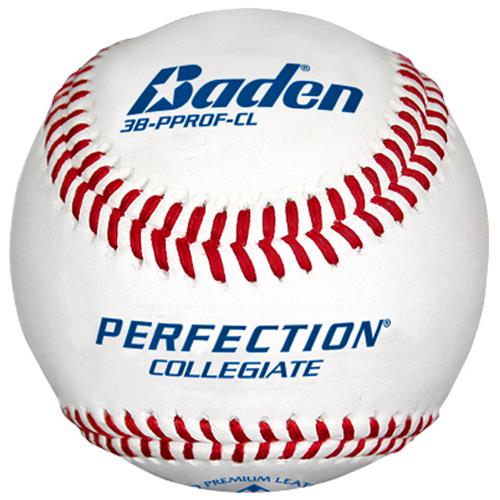 Baden Perfection Collegiate Flat Seam Baseballs DOZEN. Free shipping.  Some exclusions apply.