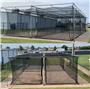 55' or 70' Commercial 2" Stand-Alone Baseball Frame Double or Triple Wide