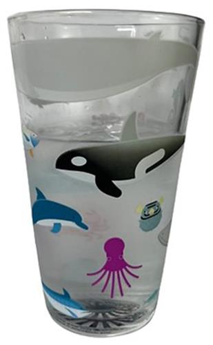 Ocean Animals ThermoC Logo Color Chaging Pint Glass OCEA1002
