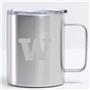 NCAA Washington Huskies Laser Logo Stainless Steel Coffee Mug UW1030