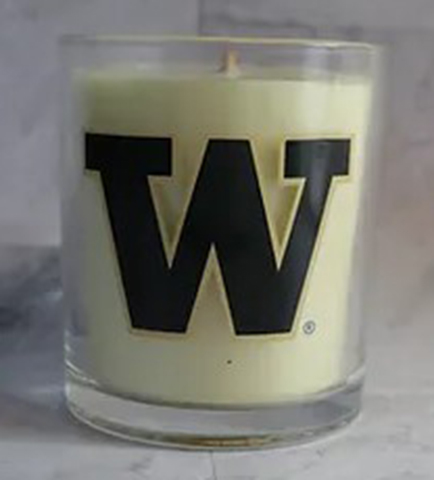 NCAA Washington Huskies ThermoH Logo Color Changing Premium Candle Holder