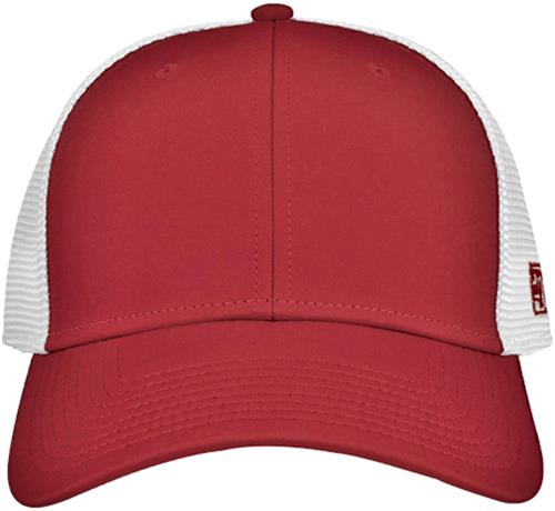 The Game Diamond Mesh Stretch Trucker Cap (Maroon,Cardinal,Forest). Printing is available for this item.