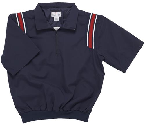 Smitty Navy Umpire Jacket Pullover 1/2 Sleeve CO