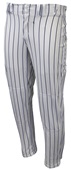Triple Play Pinstripe Baseball Pants, Adjustable Inseam, Open Bottom, 2- Back Pockets, Stright Leg