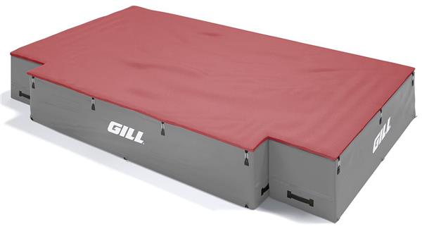 Gill Athletics G1 High Jump Landing System Gray Vinyl Base (18' x 10' x ...