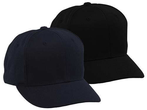 Umpire Flex-Fit Combination Base Cap 2" Bill. Embroidery is available on this item.