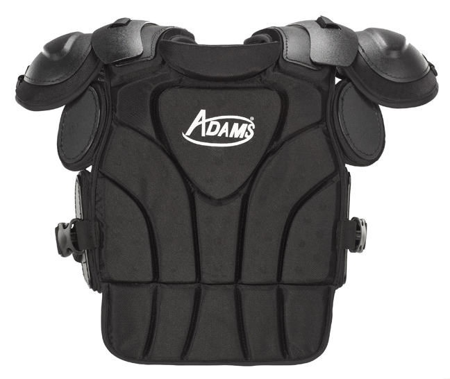 E23252 Adams Black Baseball Umpire Chest Protectors