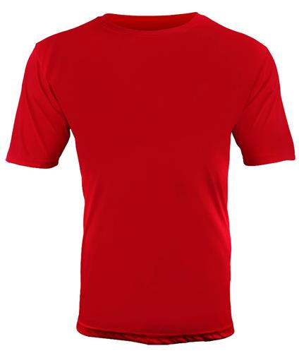 Epic Cool Performance Dry-Fit Crew Red T-Shirt Jerseys. Printing is available for this item.