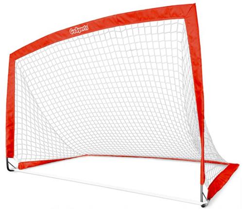 GoSports Team Tone 4ft x 3ft or 6ft x 4ft Portable Soccer Goal for Kids - Pop Up Net for Backyard