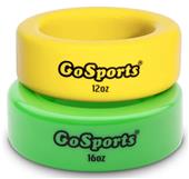 GoSports Baseball & Softball Bat Weights - 2 Pack Baseball Donuts - 16 oz & 12 oz