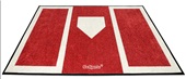 GoSports Baseball Softball Hitting Mat for Batting Stance Practice - 6 x 4 ft