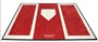 GoSports Baseball Softball Hitting Mat for Batting Stance Practice - 6 x 4 ft