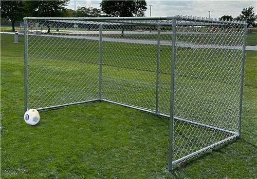 Bison 12' x 6' Chain Link Permagoal Soccer Goal EACH SC1260PERM