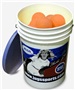 Bucket of Jugs Orange Realistic Seam Sting-Free 2 DZ Softballs B4025