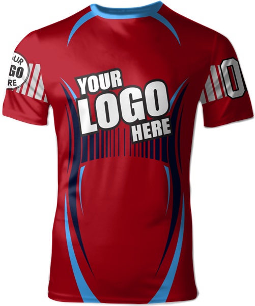 Custom All Sport Jersey - Sublimated "Alien" Cool Performance Unisex Crew Tee