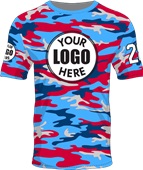 Unisex Crew Camo Cool Performance Sublimated Jersey