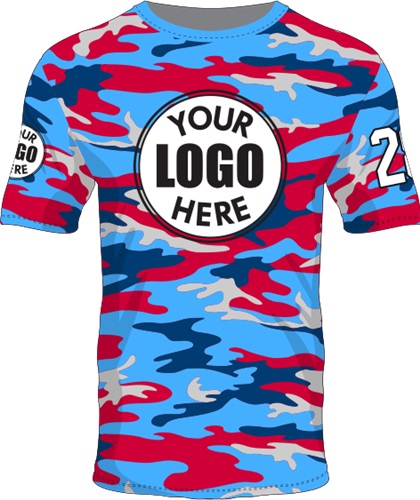 Unisex Crew Camo Cool Performance Sublimated Jersey