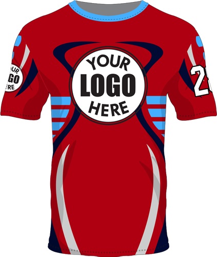 Custom All Sport Jersey - Sublimated "Cobra" Cool Performance Unisex Crew Tee