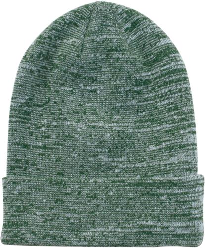 The Game Heather Roll Up Beanie (Dark Green)