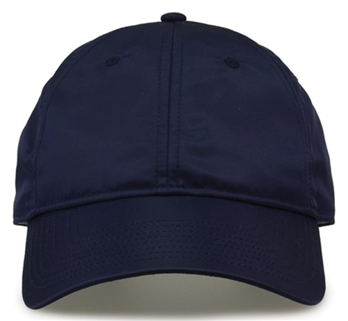 The Game OSFM Relaxed Baseball Cap (Navy). Embroidery is available on this item.