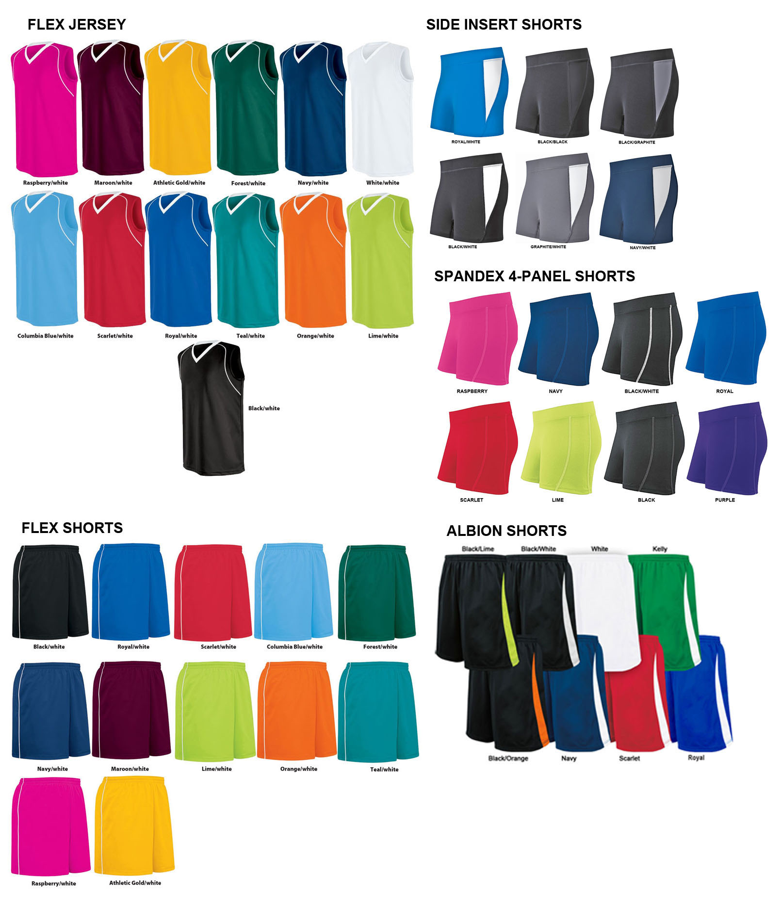 E23302 High Five FLEX Volleyball Jerseys Uniform Kits
