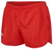 Under Armour Women's 2.5" Inseam Kick Split Shorts (Bk,Forest,Graphite,Maroon,Navy,Royal,Red)