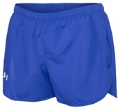 Under Armour Men's 2.5" Inseam Kick Split Track Short (Bk,Forest,Graphite,Maroon,Navy,Royal,Red)