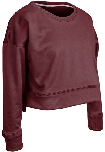 Champro Lineup Fleece Women's Crop Crew FLC5. Printing is available for this item.